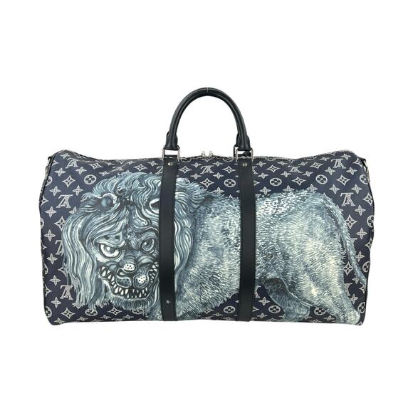 Louis Vuitton Chapman Brothers Monogram Keepall 55 Travel Bag - Picture 2 of 7